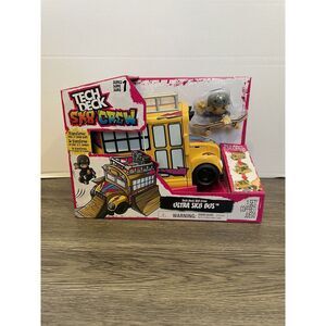 TECH DECK Sk8 Crew 2-In-1 Transforming Ultra Sk8‎ Bus & Storage with Fingerboard